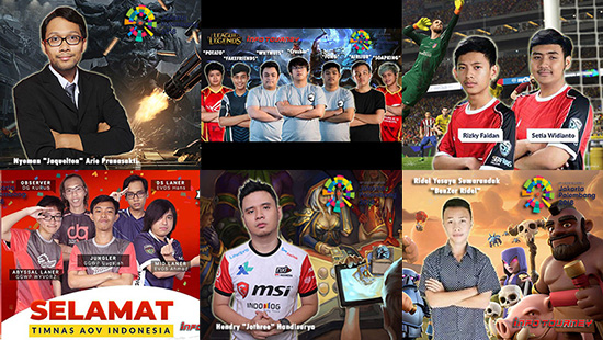 perwakilan indonesia di cabang esports asian games 2018
