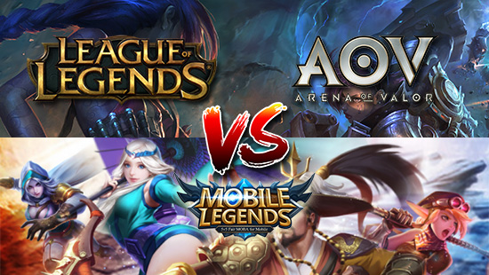 tencent riot games arena of valor vs mobile legends