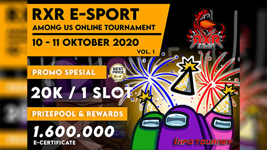 turnamen among us oktober 2020 rxr esport season 1 logo
