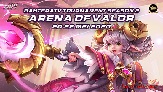 turnamen aov arena of valor mei 2020 bahteratv season 2 logo