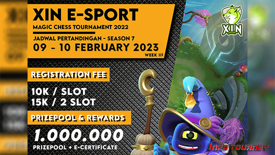 turnamen magic chess magicchess februari 2023 xin esport season 7 week 3 logo
