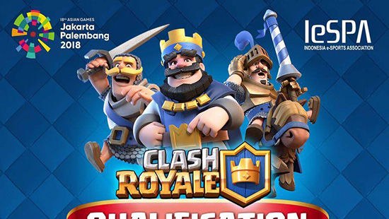 turnamen clash royale kualifikasi asian games 2018 mei 2018 logo