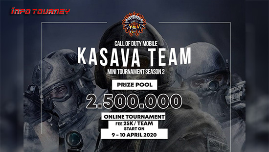 turnamen codm call of duty mobile april 2020 kasava team season 2 logo