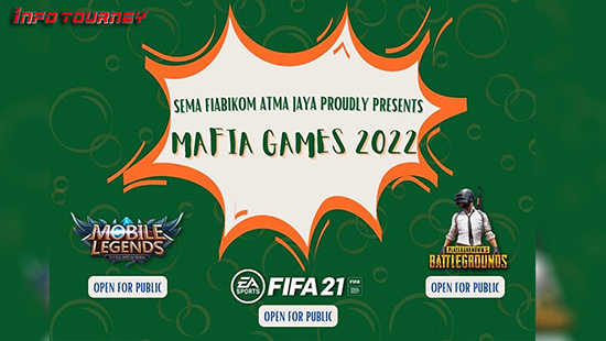 turnamen fifa fifa21 april 2022 mafia games 2022 logo