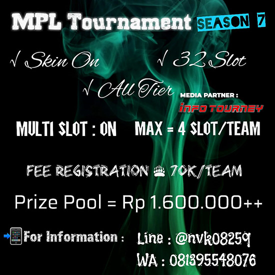 turnamen mobile legends mpl season 7 september 2018 poster