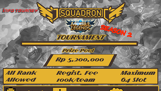 turnamen mobile legends squadron tournament season 2 oktober 2018 logo