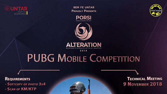 turnamen pubg pubgmobile porsi alteration 2018 november 2018 logo