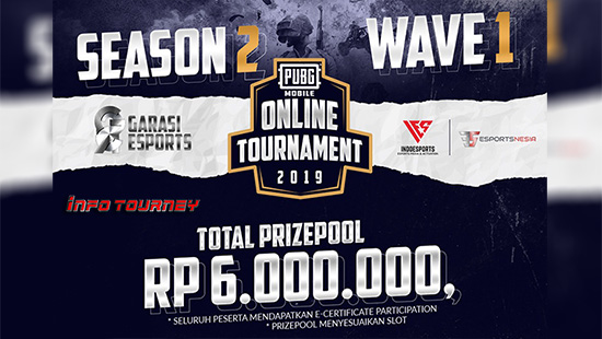 turnamen pubgm pubgmobile november 2019 garasi esports season 2 wave 1 logo
