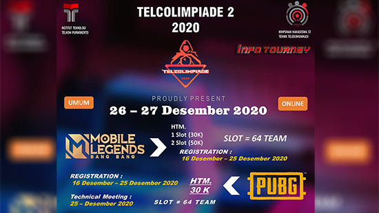 turnamen pubgm pubgmobile desember 2020 telcolimpiade season 2 logo 1