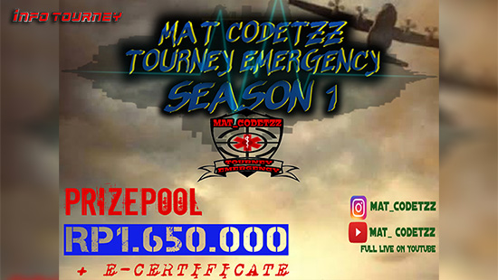 turnamen pubgm pubgmobile juli 2020 mat codetzz emergency season 1 logo
