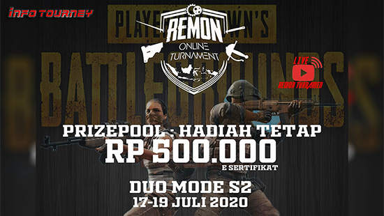 turnamen pubgm pubgmobile juli 2020 remon duo season 2 logo