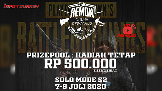 turnamen pubgm pubgmobile juli 2020 remon solo season 2 logo