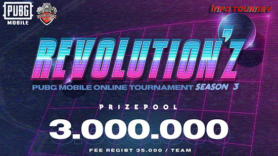 turnamen pubgm pubgmobile juni 2020 revolutionz esport season 3 logo