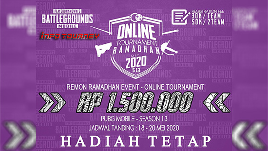 turnamen pubgm pubgmobile mei 2020 remon ramadhan season 13 logo