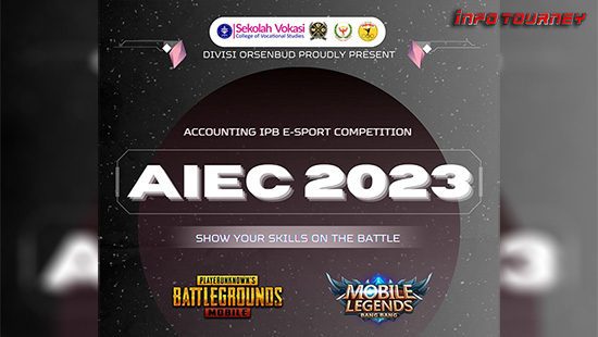 turnamen pubgm pubgmobile juni 2023 aiec 2023 logo