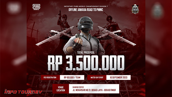 turnamen pubgm pubgmobile september 2023 jawara road to pmnc 2023 logo