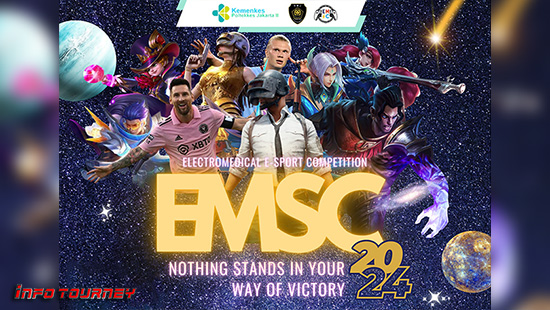 turnamen pubgm pubgmobile juni 2024 emsc 2024 logo