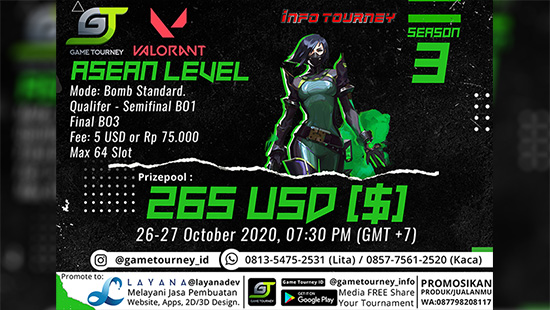 turnamen valorant oktober 2020 game tourney asean level logo 1