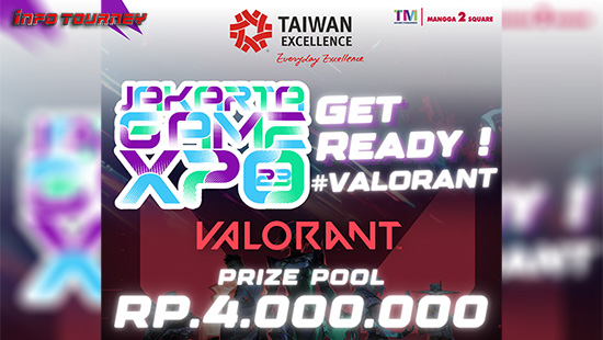 turnamen valorant juli 2023 jakarta game expo 2023 logo