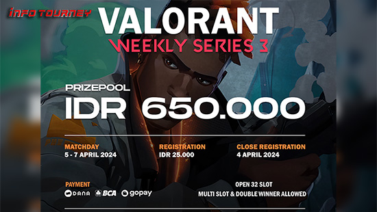 turnamen valorant april 2024 meister weekly 2024 series 3 logo